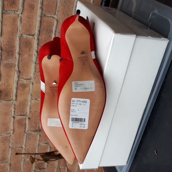 NWT Schuts Red Suede Tuxedo Stripe Adrien Ankle Booties - Picture 10 of 17